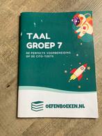 Taal Groep 7 - Cito voorbereiding, Boeken, Schoolboeken, Ophalen of Verzenden, Zo goed als nieuw, Overige niveaus, Nederlands