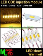 LED Camper COB injection module 1W - 3 chip – IP54 – Warmwit, Ophalen of Verzenden, Nieuw