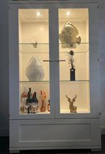 Vitrinekast en Dressoir massief kersenhout, Huis en Inrichting, Kasten | Buffetkasten, Ophalen, 50 tot 100 cm, Zo goed als nieuw