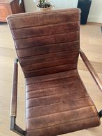 4 Eetkamerstoelen, Gebruikt, Bruin, Metaal, Vier