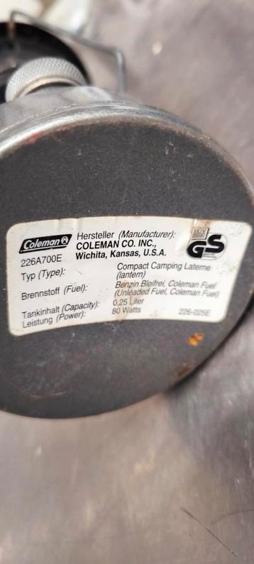 Coleman 226A700E Camping Lantaarn beschikbaar voor biedingen