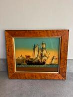 Handpainted schilderij zeilboot, Ophalen