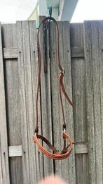 Cognac kleurige western neusriem, Dieren en Toebehoren, Paarden en Pony's | Hoofdstellen en Tuigage, Ophalen of Verzenden, Western