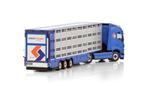 WSI  VOLVO FH 4 GLOBE 4X2 LIVE STOCK TRAILER GROOT ZEVERT, Ophalen of Verzenden, Nieuw, Bus of Vrachtwagen, Wsi