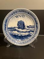 Delfts Blauw bord Porceleyne 1933 Willem van Oranje, Ophalen of Verzenden