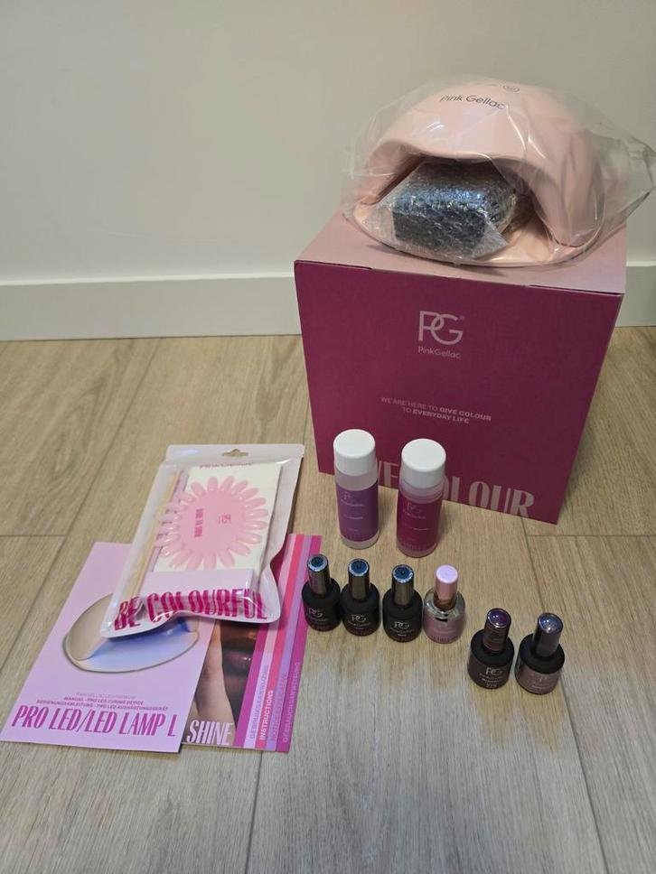 Nieuwe Pink Gellac Starterset Luxe, Sieraden, Tassen en Uiterlijk, Uiterlijk | Cosmetica en Make-up, Nieuw, Toebehoren, Handen en Nagels