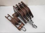 Tufnol Grootschoot blokken set, 3 + 2-schijfs, 14 - 16 mm, Watersport en Boten, Accessoires en Onderhoud, Ophalen of Verzenden