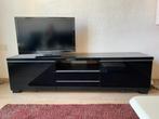 TV meubel kast ZWART hoogglans, Overige materialen, Modern-strak, 150 tot 200 cm, Ophalen of Verzenden