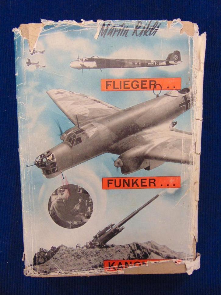 nat.soc.propagandaboek Flieger, Funker, Kanoniere;Rikli 1938, Verzamelen, Militaria | Tweede Wereldoorlog, Luchtmacht, Boek of Tijdschrift