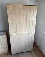 Houten kledingkast met roede, Ophalen, 50 tot 100 cm, Zo goed als nieuw, 150 tot 200 cm