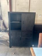Norris wandkast kabinet zwart, Ophalen of Verzenden, Zo goed als nieuw, Minder dan 150 cm, Minder dan 100 cm