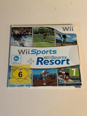 Wii Sports + Sports Resort | 2 in 1 disc | Gebruikt | Wii beschikbaar voor biedingen