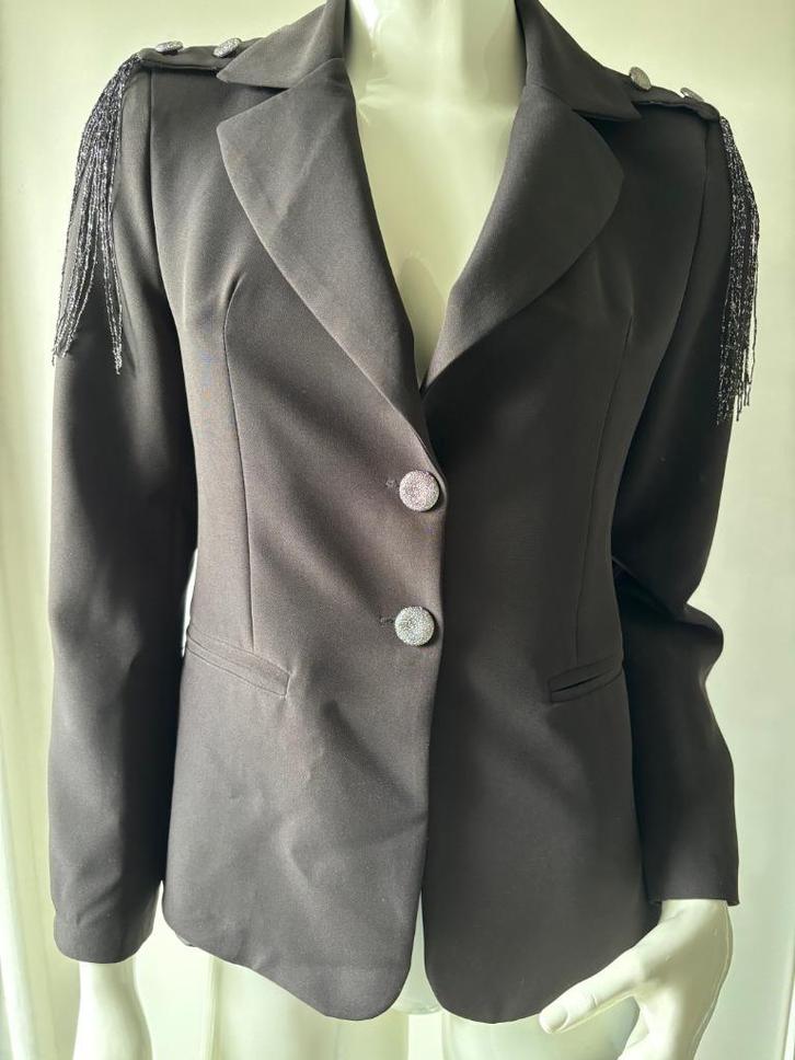 Zwarte Blazer van Hellen Batterr Maat S NIEUW, Kleding | Dames, Jasjes, Kostuums en Pakken, Nieuw, Jasje, Maat 36 (S), Zwart, Ophalen of Verzenden