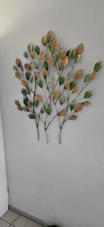 Wanddecoratie bladeren goud/groen, Ophalen, Zo goed als nieuw