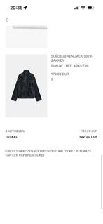 Zara leren jack bomberjack suede groen blauw bruin bieden, Ophalen of Verzenden, Nieuw, Kwartet(ten)