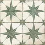 Peronda star LT groen, blauw, zwart Portugese vloertegels, Verzenden, Nieuw