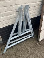 2x verkeersbord standaard aluminium, Doe-het-zelf en Verbouw, Steigers, Ophalen of Verzenden, Zo goed als nieuw, Overige typen