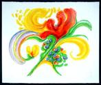 Ronald Christensen - Flowerburst - Litho Handgesign., Antiek en Kunst, Kunst | Litho's en Zeefdrukken, Verzenden