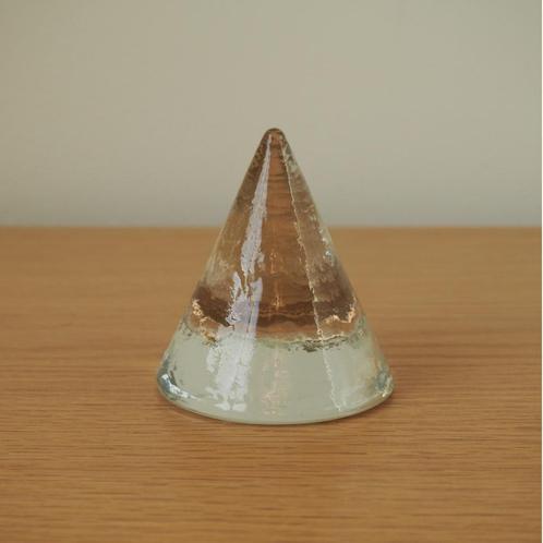 Vintage Presse-Papier - Kegel - Gegoten Glas, Antiek en Kunst, Antiek | Glas en Kristal, Verzenden