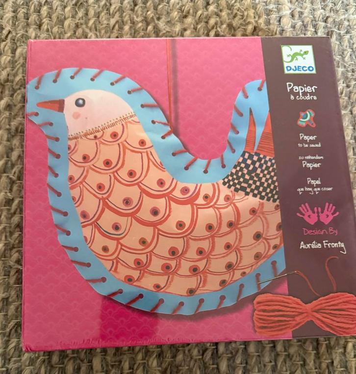 Papier à coudre - Naaipakket Vogels, Kinderen en Baby's, Speelgoed | Educatief en Creatief, Nieuw, Knutselen, Ophalen of Verzenden