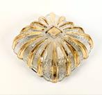 Vintage, Mid Century glazen plafondlamp/ wandlamp. Mooi!, Huis en Inrichting, Lampen | Plafondlampen, Ophalen of Verzenden, Zo goed als nieuw