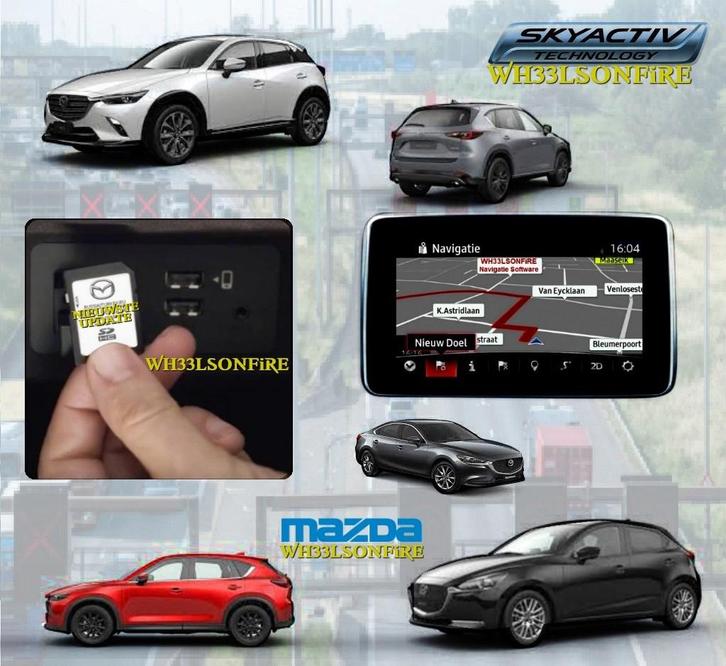 Mazda MZD Connect Navigatie SD Kaart Europa 2025, Computers en Software, Navigatiesoftware, Zo goed als nieuw, Landkaarten, Heel Europa