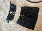 * neuw* 3 dlg bikini set zwart met goud mt M, Ophalen of Verzenden, Nieuw, Zwart, Bikini