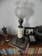 Antieke Schemerlamp /62 cm Hoog, Antiek en Kunst, Ophalen of Verzenden
