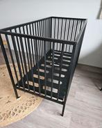 Ledikant Europe baby Liam zwart 60x120, Ophalen, Zo goed als nieuw, Ledikant