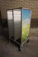 Hupfer regaalwagen dienbladenwagen, afruimwagen, Ophalen of Verzenden, Gebruikt