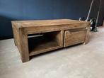 Bijzettafel, Gebruikt, 75 cm of meer, Rechthoekig, Hout