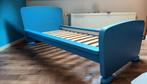 Peuterbed / bed ikea Mammut blauw als nieuw!, Ophalen, 85 tot 100 cm, Zo goed als nieuw, Lattenbodem