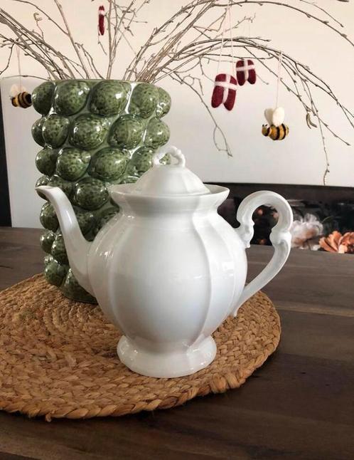 💝 Vintage FÜRSTENBERG ANNA CARINA theepot wit, Antiek en Kunst, Antiek | Servies los, Ophalen of Verzenden