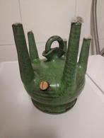 Groen keramiek grote olielamp gesigneerd, Antiek en Kunst, Antiek | Keramiek en Aardewerk, Ophalen of Verzenden