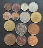 Munten Belgique 14 verschillende munten franks,, Ophalen of Verzenden