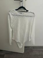 Semi-transparante body met lange mouwen wit maat L, Kleding | Dames, Wit, Maat 42/44 (L), Nieuw, Ophalen of Verzenden