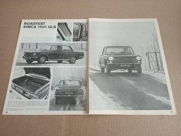 Test (uit oud tijdschrift) Simca 1501 GLS (1967)