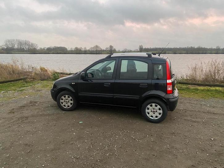 Fiat Panda 1.2 2010 Zwart, Auto's, Fiat, Particulier, Panda, Airbags, Airconditioning, Centrale vergrendeling, Elektrische ramen