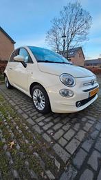 Fiat 500 Twinair Turbo 80pk AUTOMAAT | 2016 | 41.220 km | NL, Auto's, Stof, Zwart, Start-stop-systeem, Wit