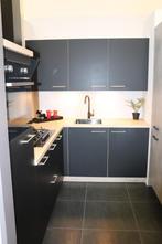 Showroom hoekkeuken zwart incl. hpl blad, incl. apparatuur, Ophalen, Zwart, Hoekkeuken, Nieuw