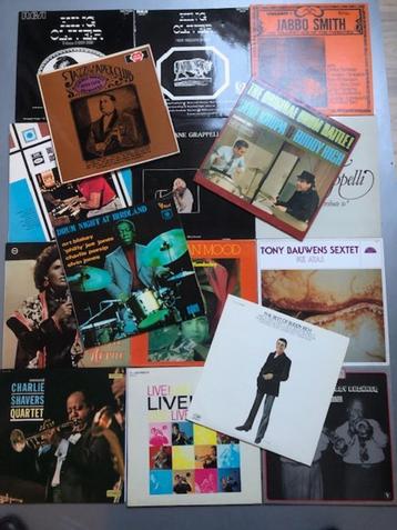 Set van zestien jazz lps beschikbaar voor biedingen