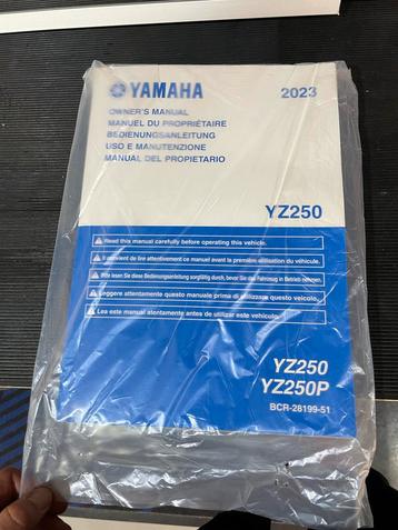 Nieuw Yamaha YZ250 Handleiding 2023 beschikbaar voor biedingen