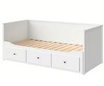 Op zoek naar een Hemnes bedbank van ikea, Ophalen, Wit, Tweepersoons, Zo goed als nieuw