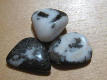 ede. 3x 3 stuks edelstenen ZEBRAMARMER (5) beschikbaar voor biedingen