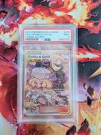 Cynthia & Caitlin Full Art PSA9 #228 Pokemon Cosmic Eclipse, Ophalen of Verzenden, Zo goed als nieuw, Losse kaart, Foil