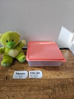 * Tupperware vierkante zalmroze bak wafeldoos, Huis en Inrichting, Keuken | Tupperware, Ophalen of Verzenden, Nieuw, Bak of Kom