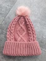 Zgan! Mooi oudroze muts Hema mt 134-164!, 134 t/m 140, Meisje, Ophalen of Verzenden, Zo goed als nieuw