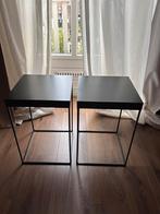 2 Bijzettafels / Nachtkastjes - Karwei, Huis en Inrichting, Tafels | Bijzettafels, Minder dan 55 cm, Metaal of Aluminium, Vierkant