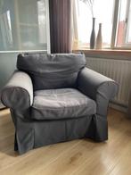 Fijne Ektorp fauteuil van IKEA met twee extra hoezen, Ophalen, Hout, Gebruikt, 75 tot 100 cm
