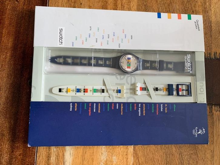 Swatch horloge Haloween en Swatch Olympic 200 Sidney, Sieraden, Tassen en Uiterlijk, Horloges | Dames, Zo goed als nieuw, Polshorloge
